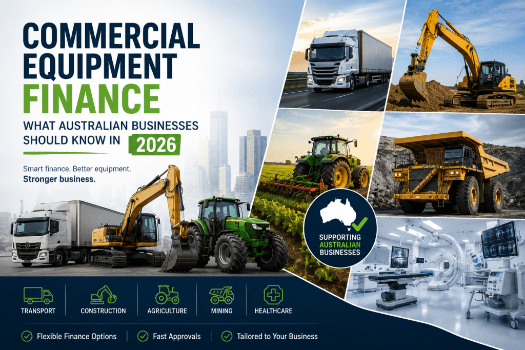 Commercial Equipment Finance What Australian Businesses Should Know in 2026